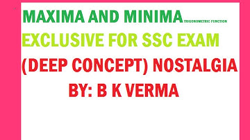 maxima and minima part 1( trigonometric function) mp4