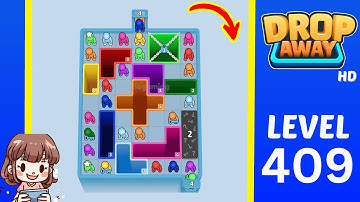 Drop Away Level 409 Solution Walkthrough