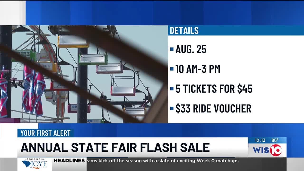 FLASH SALE: How to get discounted tickets to the SC State Fair
