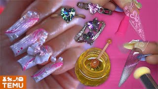 TEMU Review! Worth the Hype? Nail Products, Makeup, Jewelry, Accessories + Nail Art Tutorial