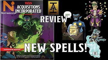 New D&D 5e Spells from Acquisitions Incorporated | Nerd Immersion