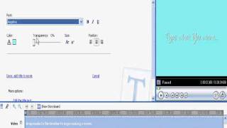 How To Change The Font Color On Windows Movie Maker screenshot 5