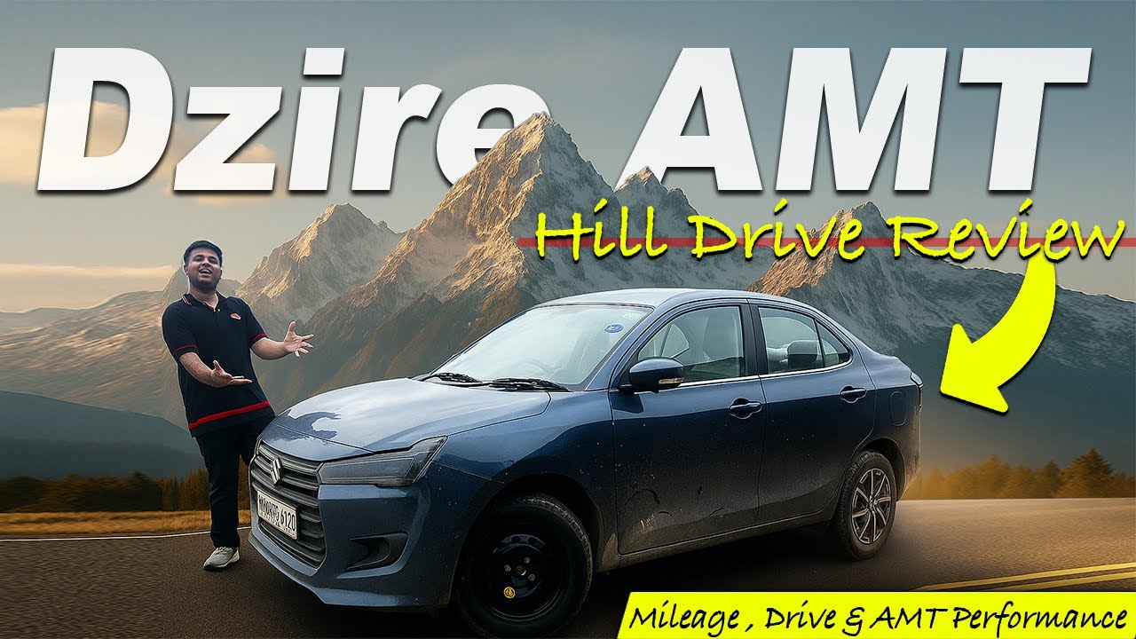 🚨 AMT bhoolkar bhi mat lena 🚨 DZIRE AMT detailed Mountain Drive Review | Honda AMAZE CVT se behtar ?