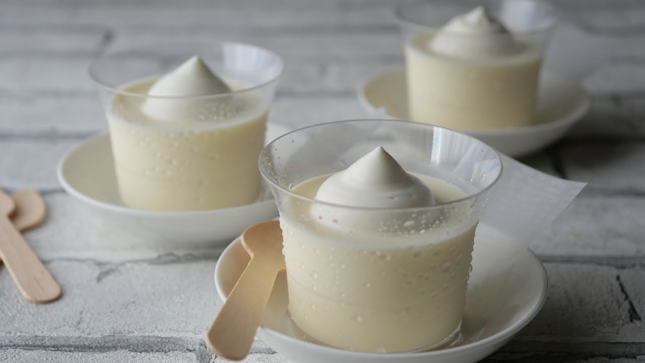 コクがあって旨い♡白いチーズプリン | Ceamy white cheese pudding