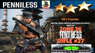 Campaign Zone 26 Fortress Penniless Rifle Mission Sniper Strike Special Ops