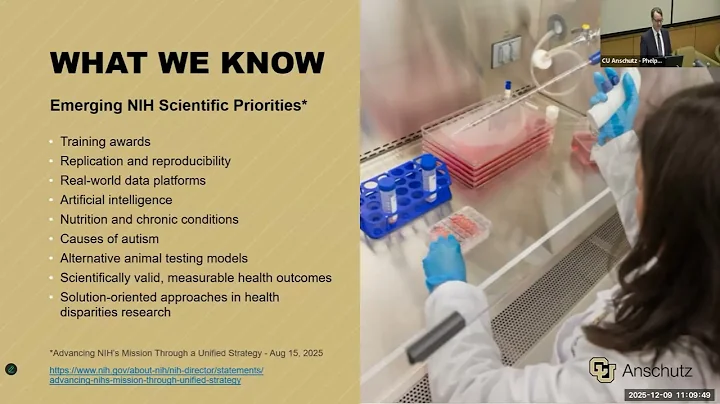 CU Anschutz State of Research Address 2025