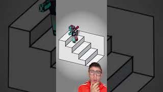 Stairs ILLUSION | Minecraft Animation #shorts Profile