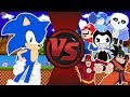 Sonic The Hedgehog vs The World! (Sonic vs Mario, Bendy, Sans, Goku, Flash, & More!) Sonic Animation