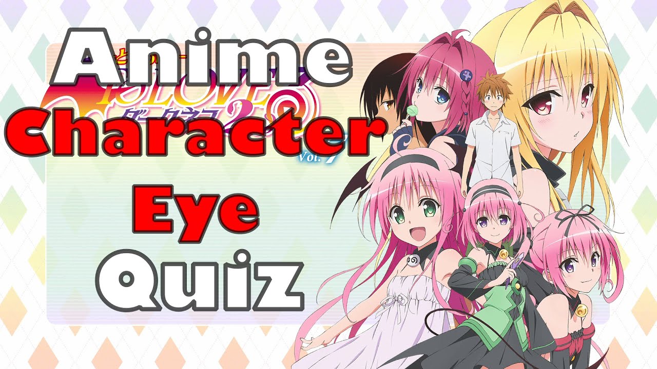 Anime Eye Quiz 40 characters YouTube