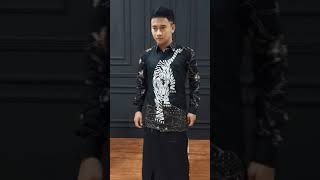 Baju Koko dan Sarung set Motif Macan