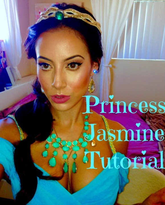 Princess Jasmine Hair and Make Up Tutorial! YouTube