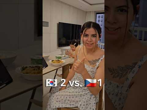 한국 대 체코 브라질아내도 인정😆🇰🇷🇧🇷🔥 Coreia x Czechia #한국체코 #월드컵반응 #CopadoMundo #국제커플