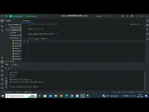 How to Split day, month, year from Datetime using python tamil