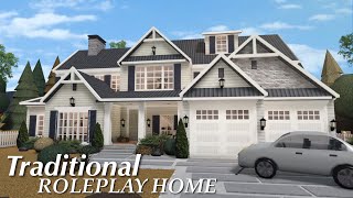 Bloxburg: Traditional Roleplay Home | Roblox Bloxburg | Speedbuild