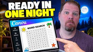How to Make a Word Search Puzzle Book in Canva for Free! (Step by Step for Beginners)
