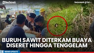 Viral Detik-Detik Warga Selamatkan Wanita Diterkam Buaya, Korban Berhasil Diselamatkan