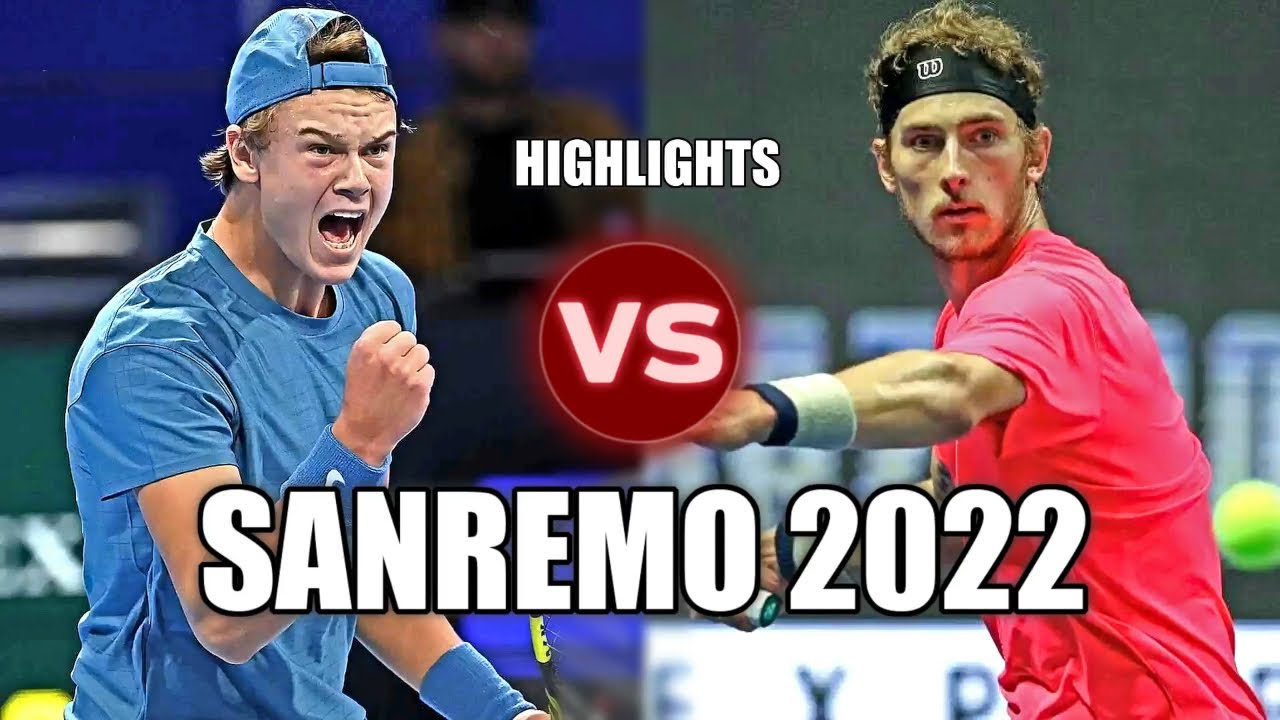 Holger Rune vs Evgenii Tiurnev SANREMO 2022 Highlights