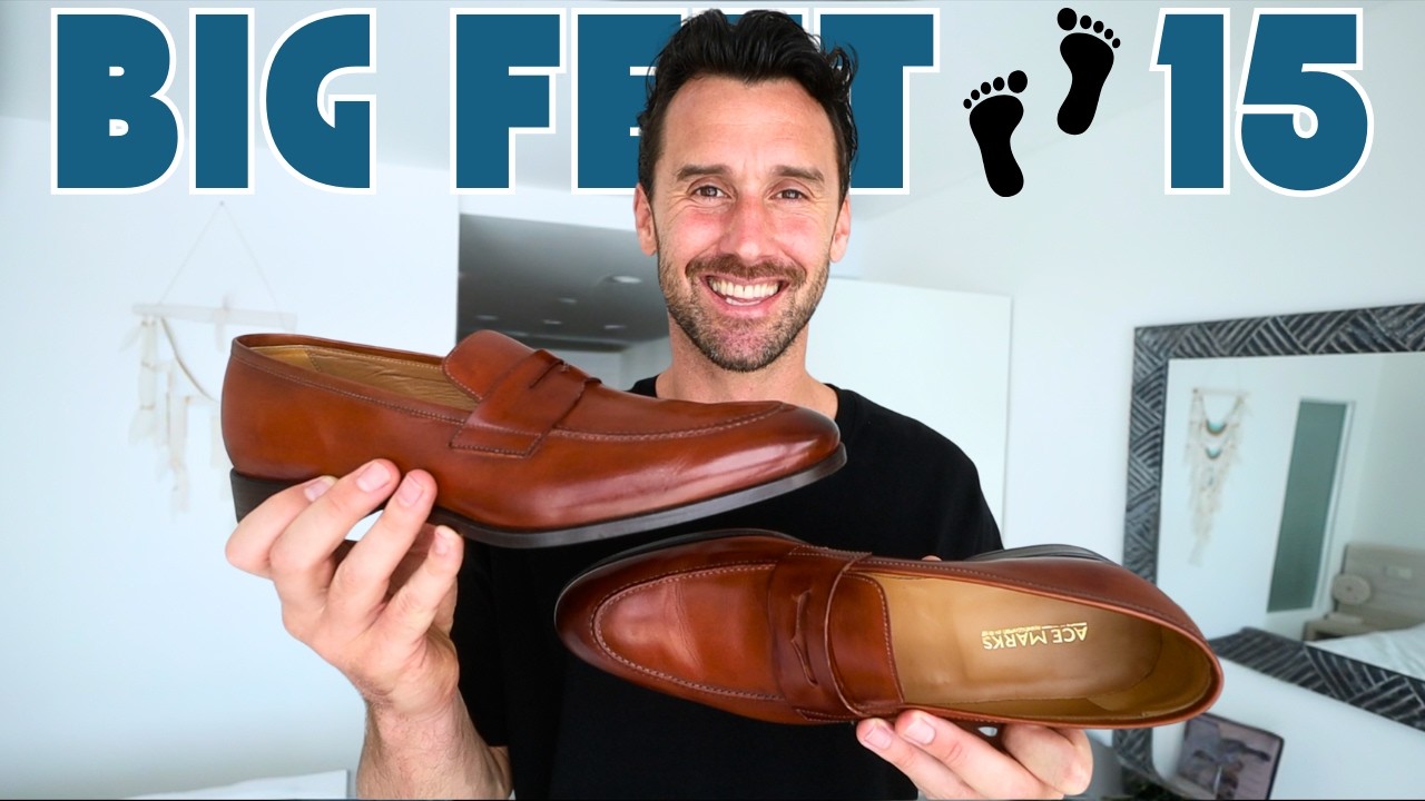 Tall Mens Fashion Ep 9 | Penny Loafers | Size 15 Mens Shoes | Ace Marks