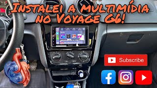 Instalei a Multimídia Pionner 2din no Voyage!