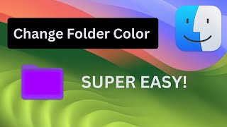 Change Folder Color on Macbook! | MacOS 2025