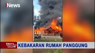 Rumah Panggung di Maros Terbakar, Diduga Akibat Hubungan Arus Pendek Listrik - iNews Malam 27/06