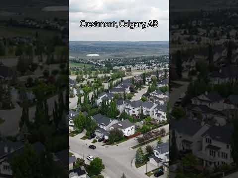 Crestmont, Calgary, Alberta #dronevideo