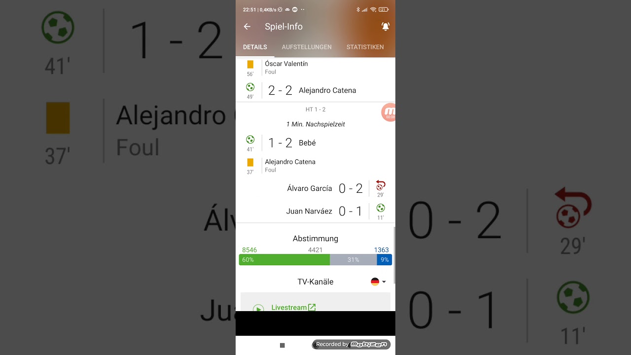 laliga 2 Rayo vallecano gegen Real