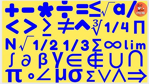 Math Operators Name | Exploring Mathematical Operators for kids | Educational Video #kids #maths