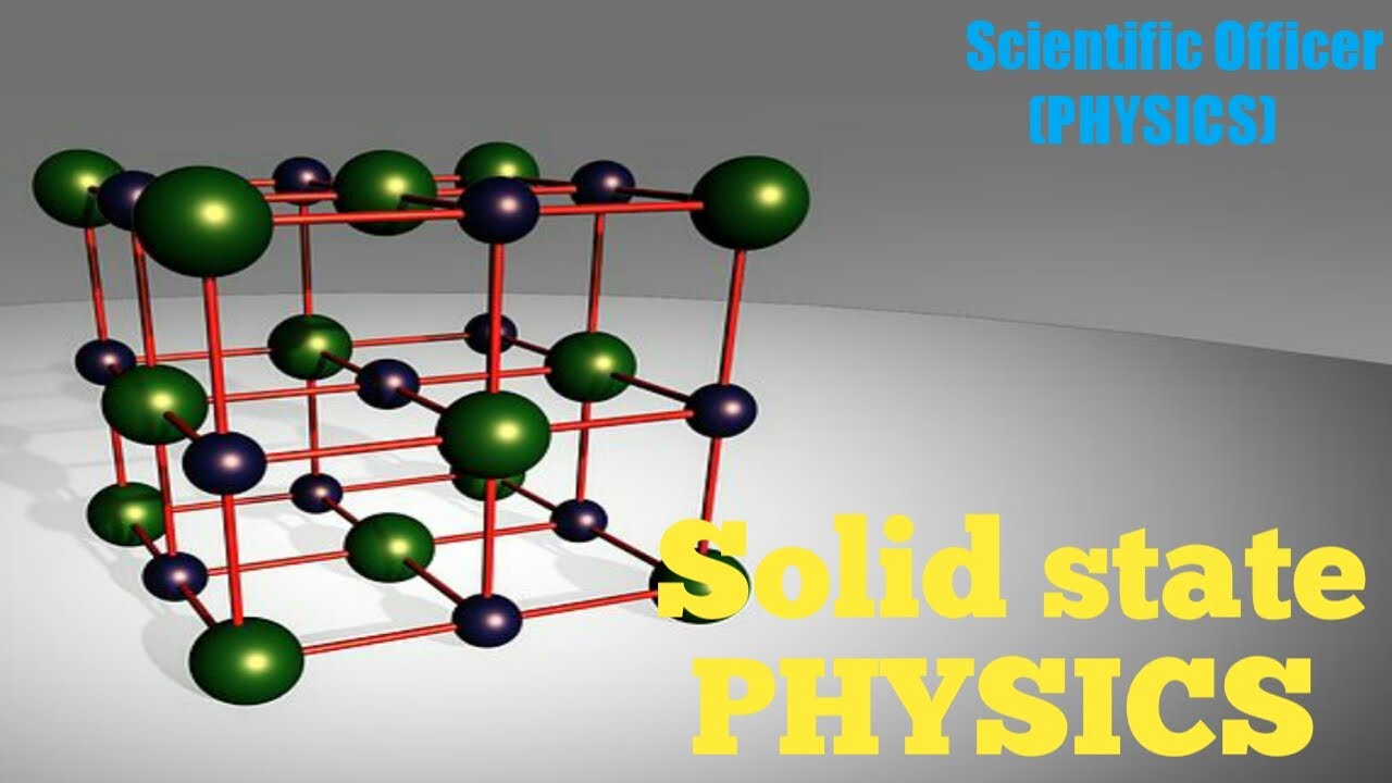 solid state physics reciprocal lattice #Scientific_Officer_PHYSICS ...