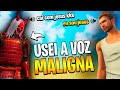 USEI A VOZ MALIGNA NO FREE FIRE!!! E ALGO INACREDITÁVEL ACONTECEU!!!