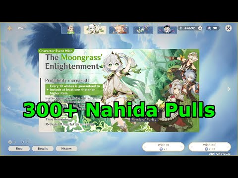 300+ Nahida Pulls | Pulling for C2 Nahida | Genshin Impact 3.2