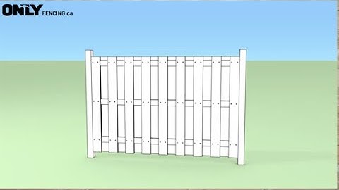 ONLY Fencing Shadowbox Fence Panel Instructions