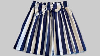 Very Easy Baby Skirt 2-3 Years Old And Sewing Less Than 7 Minutes To Sew This Skirt.