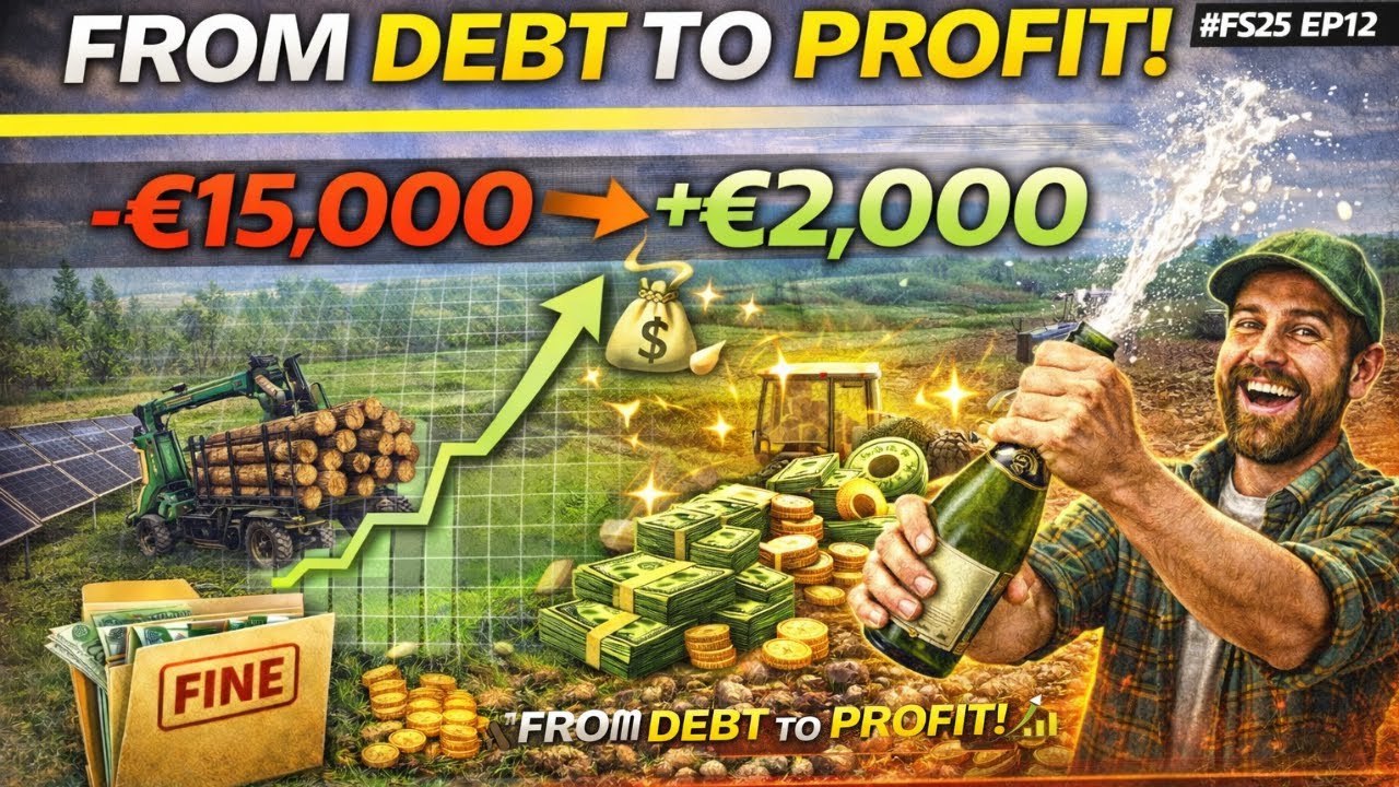I FINALLY MADE PROFIT! 💰 After 12 Episodes of Grinding | FS25 EP12