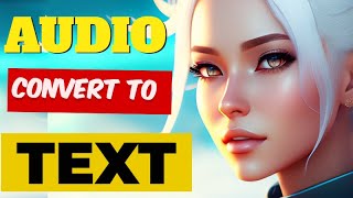 How to audio into text ai | audio convert to text AI | ai audio to text converter | KK