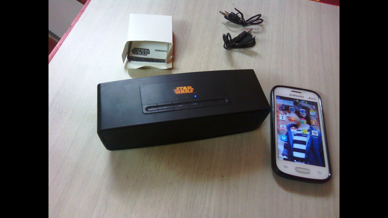 Unboxing Bluetooth Speaker For Phone Tablet Laptop You