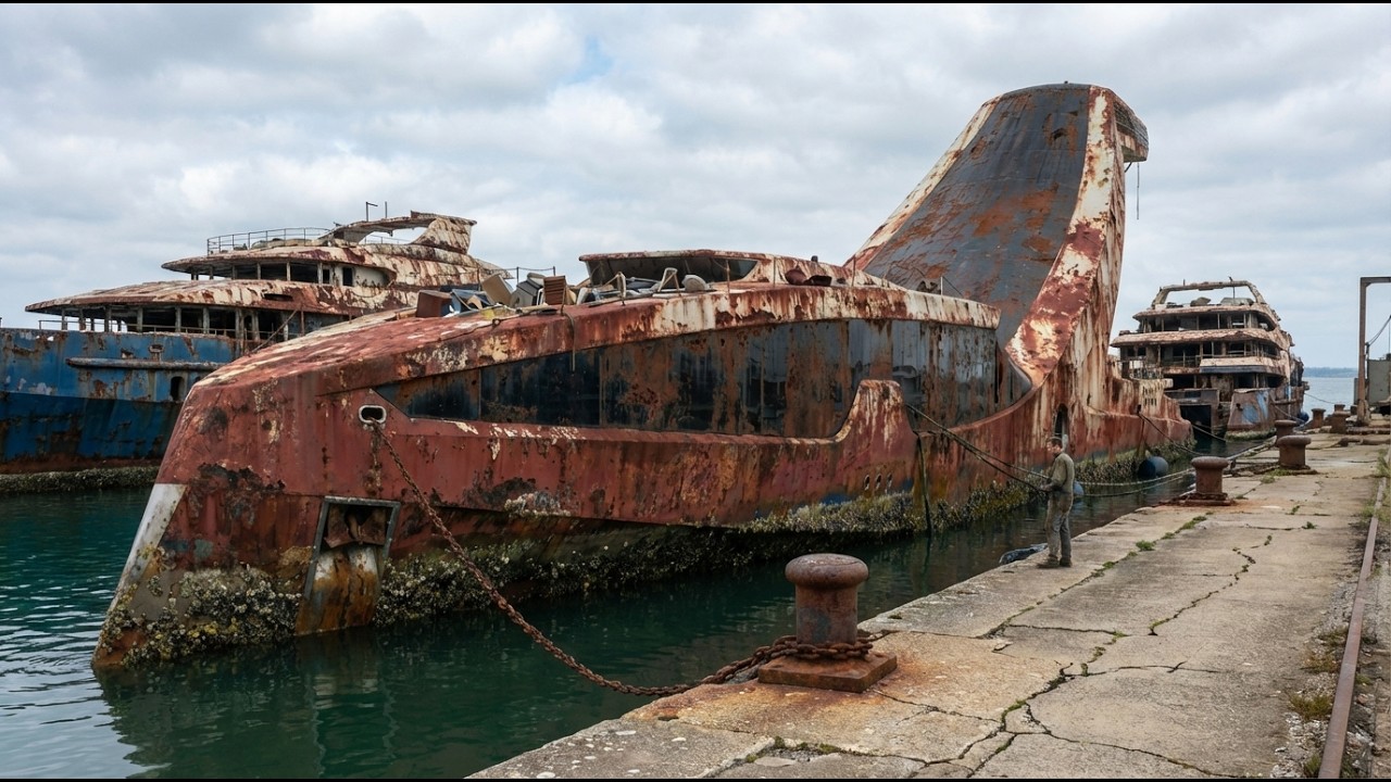 I Bought a $450M Abandoned Futuristic Mega Yacht No One Could Save — And Fully Restored It