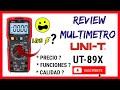 REVIEW Multimetro UNI-T modelo UT89X ✅ Presentacion del multímetro UNI-T MODELO UT89X Como usarlo?✅