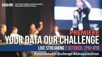 Your Data, our challenge: how do we work together for the best healthcare?