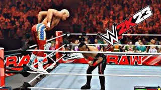 Shinsuke Nakamura vs Cody Rhodes Full Match on Monday Night Raw Hindi Commentary (WWE 2K23 Gameplay)