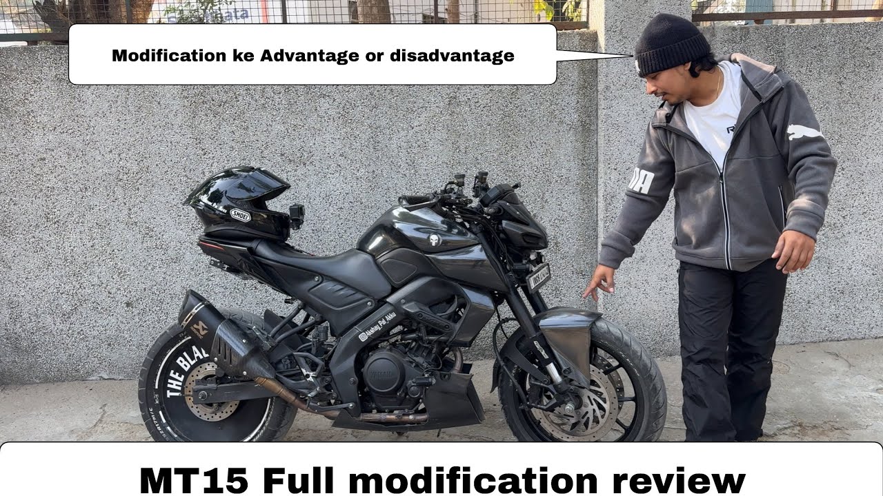 Yamaha MT-15 full modification honest review | or kitna paisa laga sab |