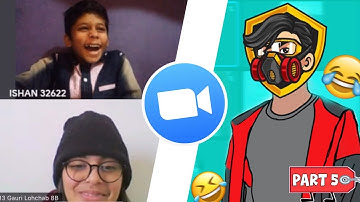 Trolling Indian Zoom Classes Ft. Kacha Badam (ZOOM RAID) - Part 5