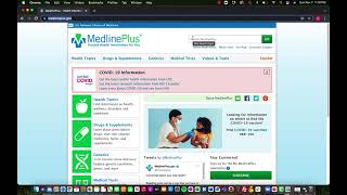 Searching in MedlinePlus Tutorial screenshot 4