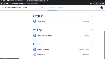 Submitting Work in Google Classroom Student View