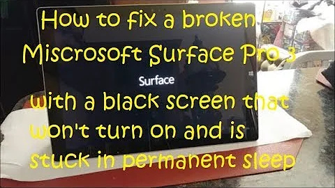 Microsoft Surface Pro 3 won't turn on