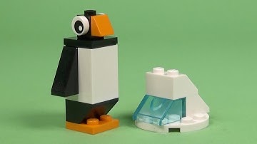 LEGO Penguin with Ice 001 Building Instructions - Classic 11011 "How To"