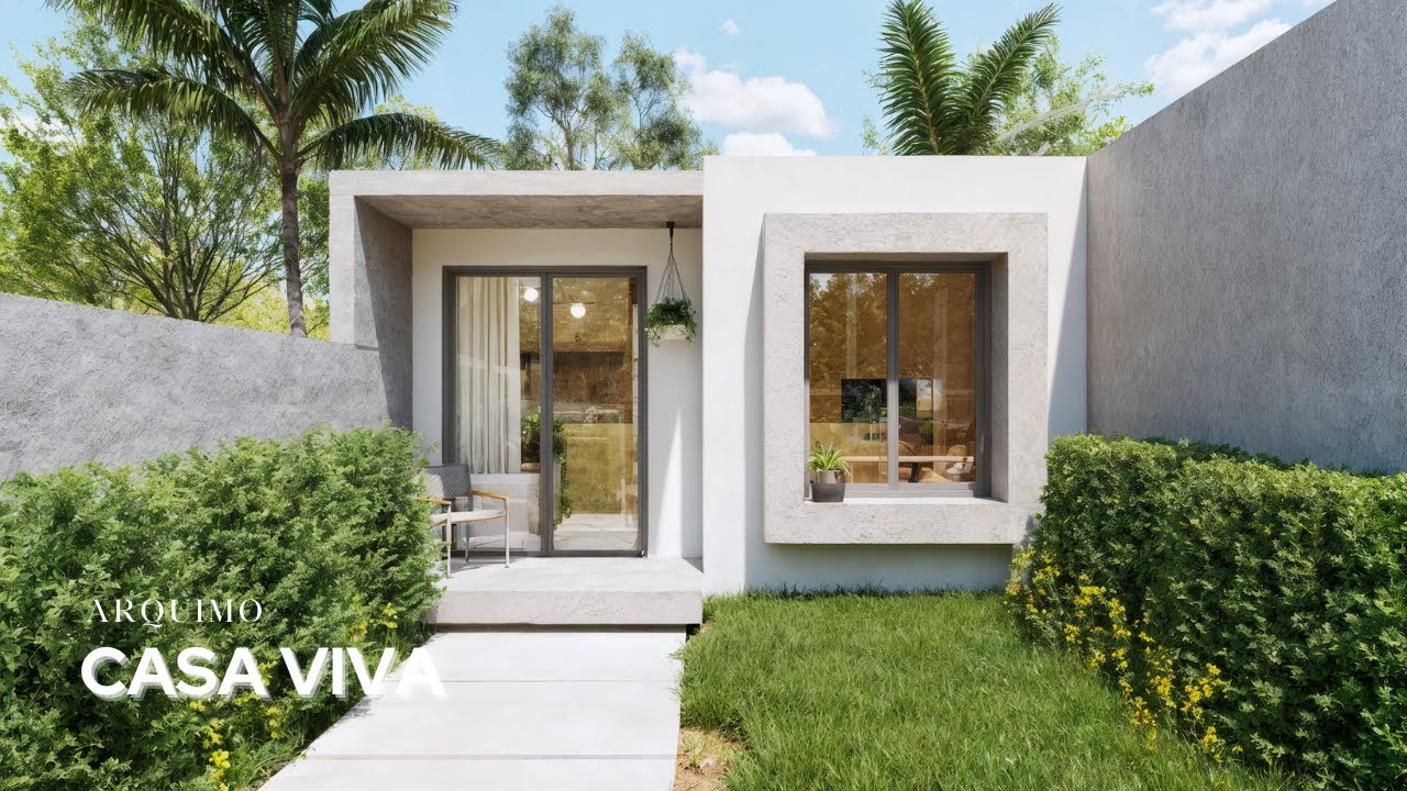 Casa Viva 25m² - Uma Casa Compacta com Design Inteligente e Funcional!