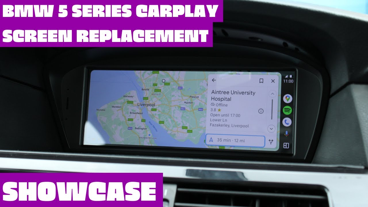 BMW 5/6 Series Wireless CarPlay/Android Auto Screen Replacement SHOWCASE