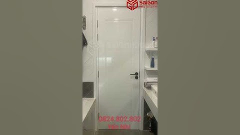 Cửa nhựa Composite phủ sơn mang nhiều nét đặc trưng sang trọng hướng đến sự bắt mắt cho người nhìn.