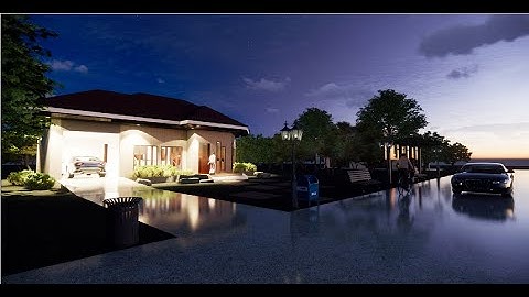 REVIT X ENSCAPE FLOOR PLAN AND RENDER SIMPLE DESIGN